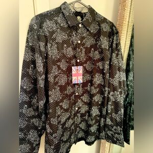 Men’s long sleeve black English Laundry shirt